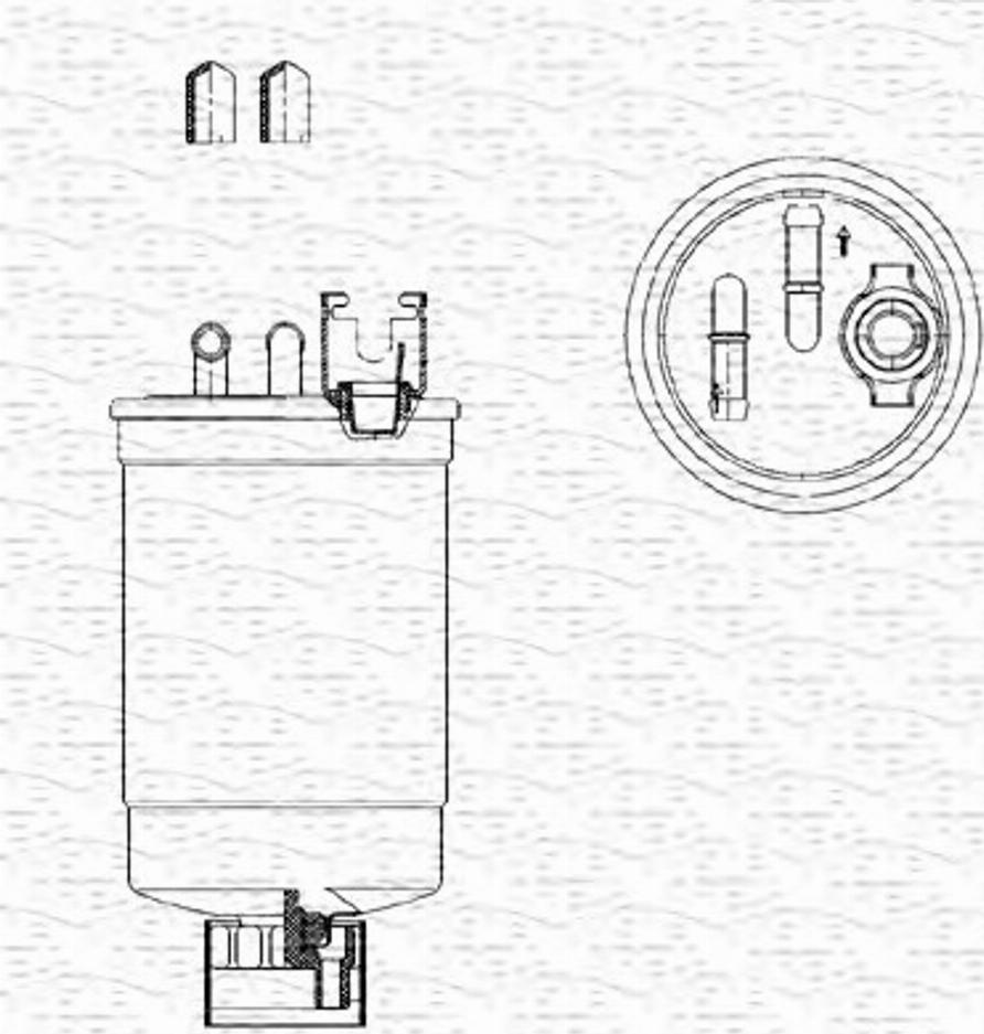 Magneti Marelli 213908562000 - Filtro carburante autozon.pro