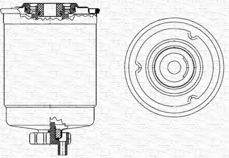 Magneti Marelli 213908567000 - Filtro carburante autozon.pro