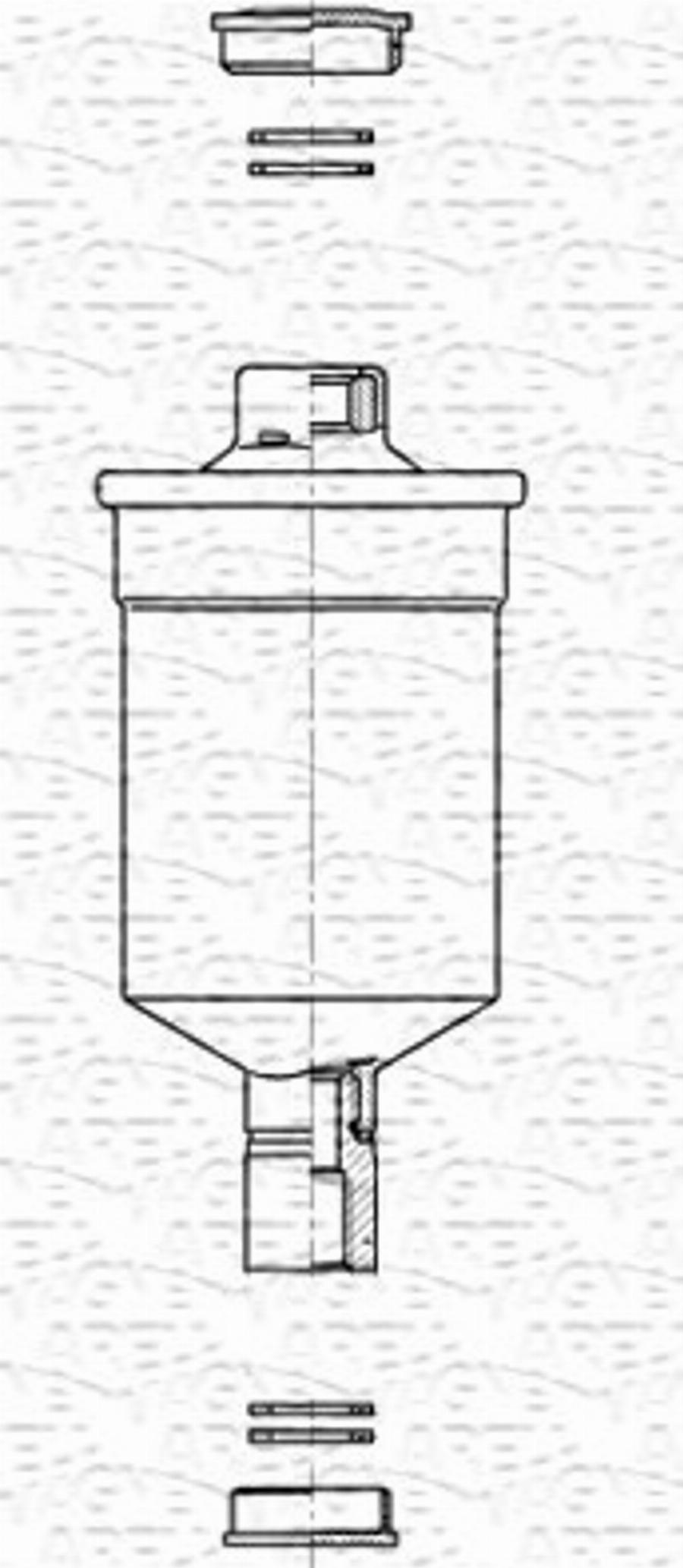 Magneti Marelli 213908500500 - Filtro carburante autozon.pro