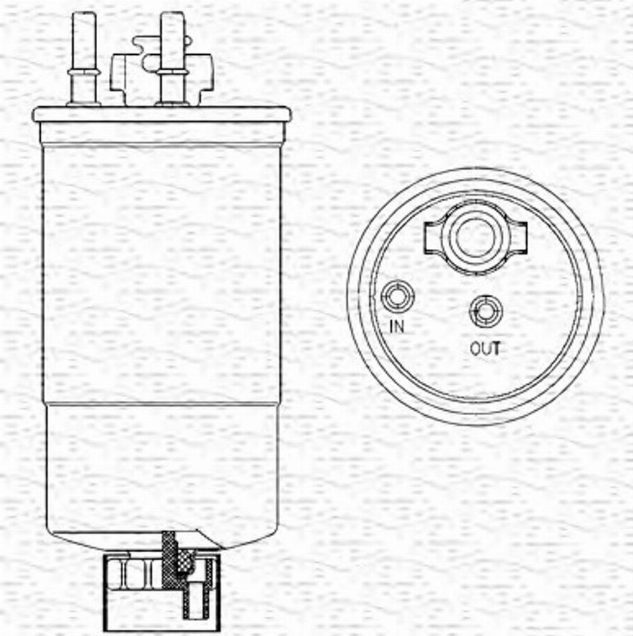 Magneti Marelli 213908536000 - Filtro carburante autozon.pro