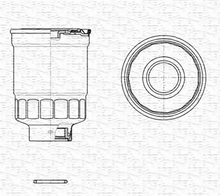 Magneti Marelli 213908526000 - Filtro carburante autozon.pro