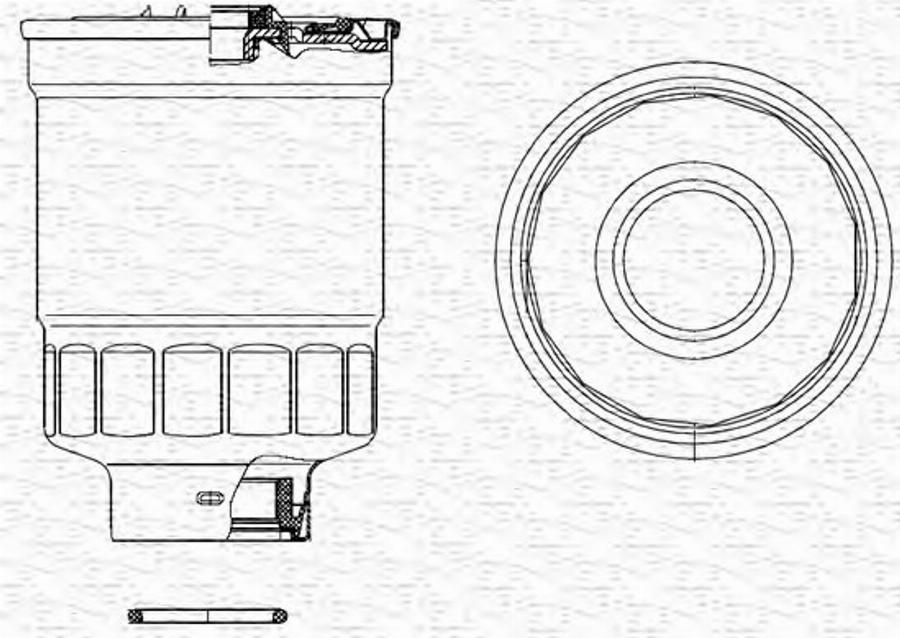 Magneti Marelli 213908523000 - Filtro carburante autozon.pro