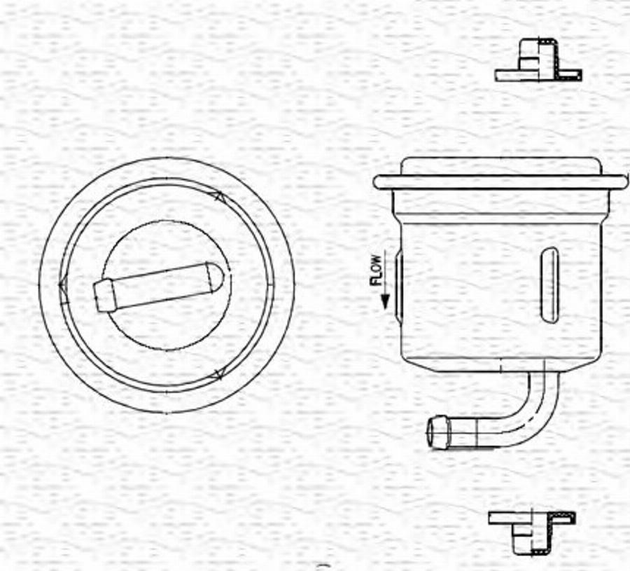 Magneti Marelli 213908350300 - Filtro carburante autozon.pro