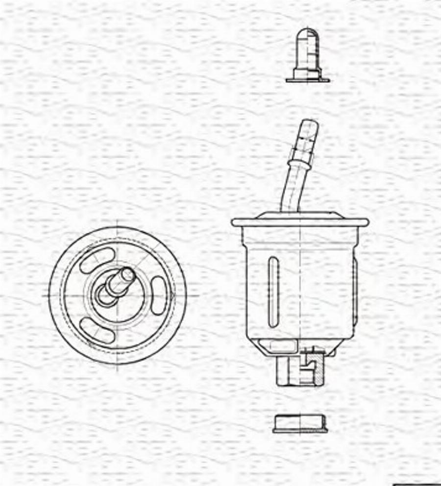 Magneti Marelli 213908306700 - Filtro carburante autozon.pro