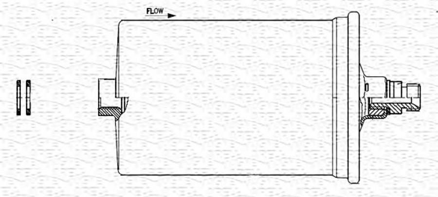 Magneti Marelli 213908202700 - Filtro carburante autozon.pro