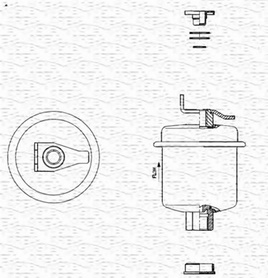 Magneti Marelli 213908720000 - Filtro carburante autozon.pro