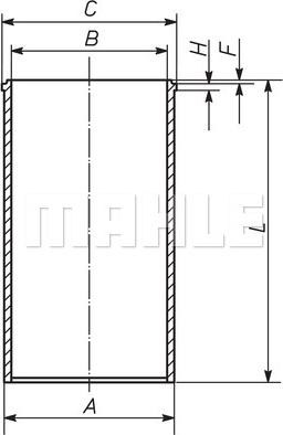 MAHLE 213 WT 09 00 - Canna cilindro autozon.pro