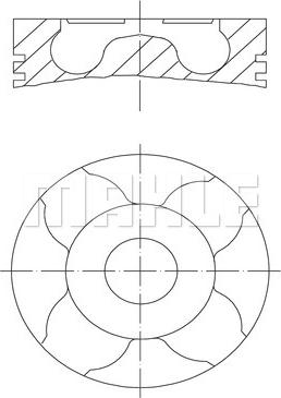 MAHLE 229 04 00 - Pistone autozon.pro