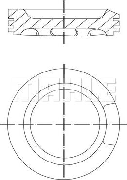 MAHLE 033 04 01 - Pistone autozon.pro