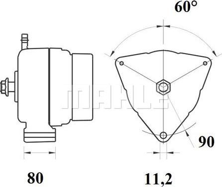 MAHLE 11209610 - Alternatore autozon.pro