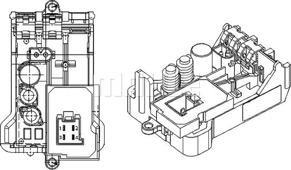 MAHLE ABR 8 000P - Regolatore, Ventitlatore abitacolo autozon.pro