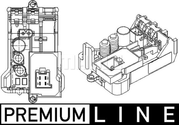 MAHLE ABR 8 000P - Regolatore, Ventitlatore abitacolo autozon.pro