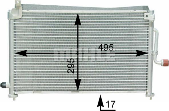 MAHLE AC 416 000S - Condensatore, Climatizzatore autozon.pro