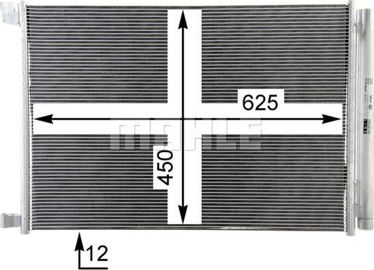 MAHLE AC 412 000P - Condensatore, Climatizzatore autozon.pro