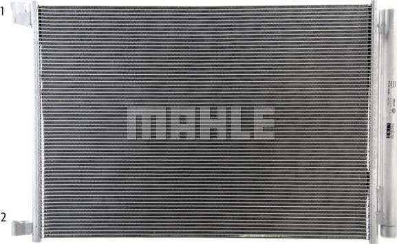 MAHLE AC 412 000P - Condensatore, Climatizzatore autozon.pro