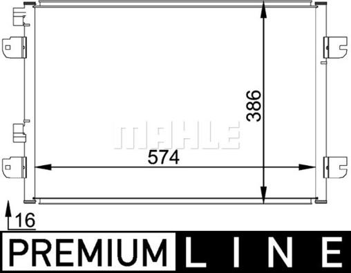 MAHLE AC 691 000P - Condensatore, Climatizzatore autozon.pro