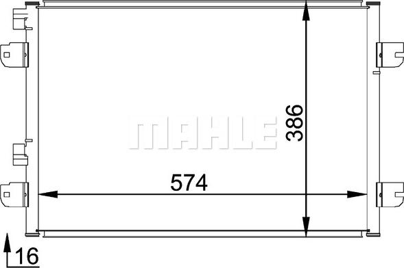 MAHLE AC 691 000P - Condensatore, Climatizzatore autozon.pro