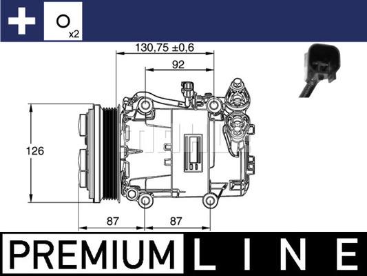 MAHLE ACP 54 000P - Compressore, Climatizzatore autozon.pro