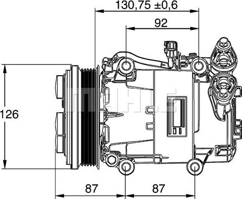 MAHLE ACP 54 000P - Compressore, Climatizzatore autozon.pro