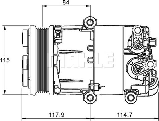 MAHLE ACP 1333 000P - Compressore, Climatizzatore autozon.pro