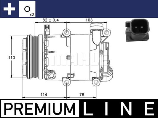 MAHLE ACP 864 000P - Compressore, Climatizzatore autozon.pro