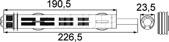 MAHLE AD 185 000P - Essiccatore, Climatizzatore autozon.pro