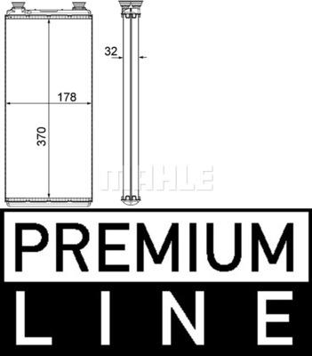 MAHLE AH 5 000P - Scambiatore calore, Riscaldamento abitacolo autozon.pro