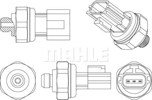 MAHLE ASE 8 000P - Interruttore a pressione, Climatizzatore autozon.pro