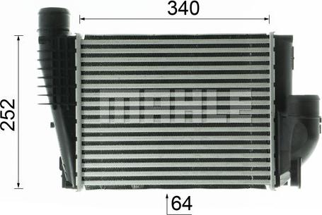 MAHLE CI 417 000P - Intercooler autozon.pro