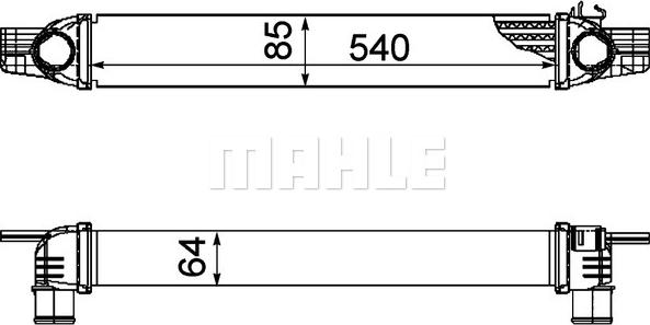 MAHLE CI 194 000P - Intercooler autozon.pro