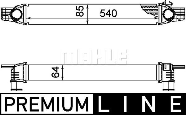 MAHLE CI 194 000P - Intercooler autozon.pro