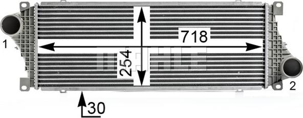 MAHLE CI 18 000P - Intercooler autozon.pro