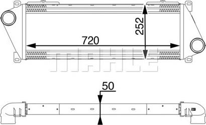 MAHLE CI 18 000P - Intercooler autozon.pro