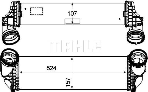 MAHLE CI 175 000P - Intercooler autozon.pro