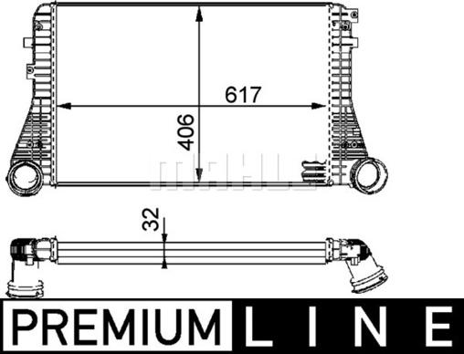 MAHLE CI 83 000P - Intercooler autozon.pro