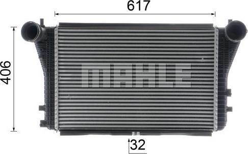 MAHLE CI 83 000P - Intercooler autozon.pro