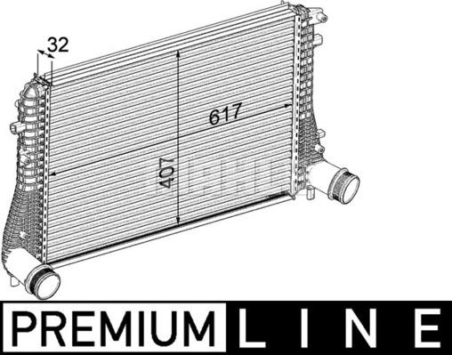 MAHLE CI 207 000P - Intercooler autozon.pro