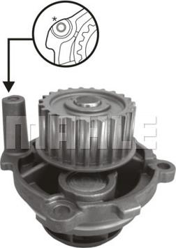 MAHLE CP 8 000S - Pompa acqua autozon.pro