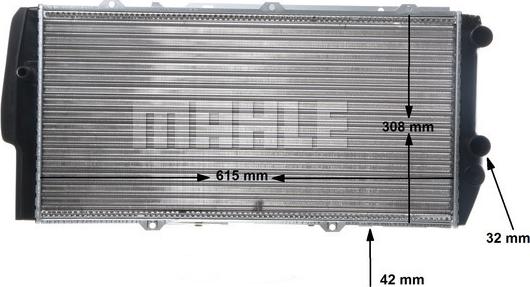 MAHLE CR 404 000S - Radiatore, Raffreddamento motore autozon.pro