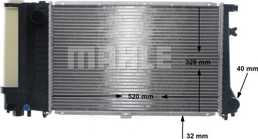 MAHLE CR 482 000S - Radiatore, Raffreddamento motore autozon.pro