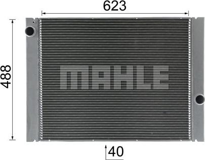 MAHLE CR 582 000P - Radiatore, Raffreddamento motore autozon.pro