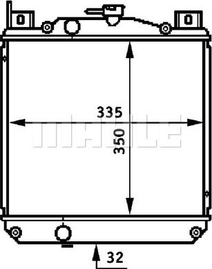 MAHLE CR 655 000S - Radiatore, Raffreddamento motore autozon.pro