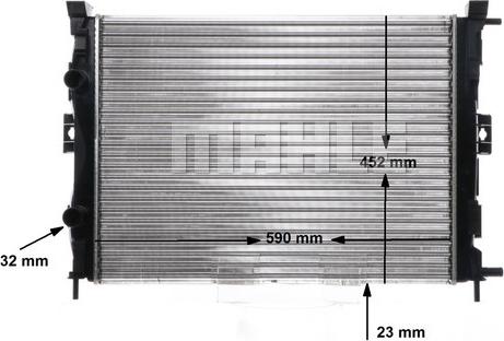 MAHLE CR 1690 000S - Radiatore, Raffreddamento motore autozon.pro