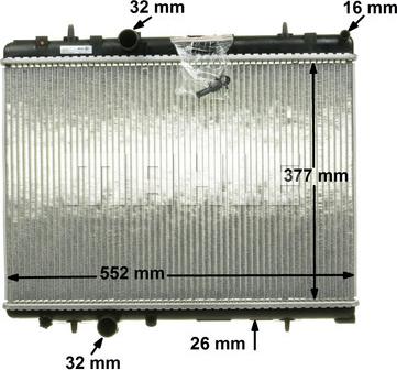 MAHLE CR 1144 000P - Radiatore, Raffreddamento motore autozon.pro