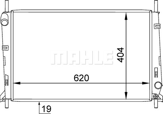 MAHLE CR 1138 000S - Radiatore, Raffreddamento motore autozon.pro