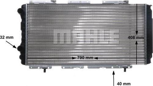 MAHLE CR 34 000S - Radiatore, Raffreddamento motore autozon.pro