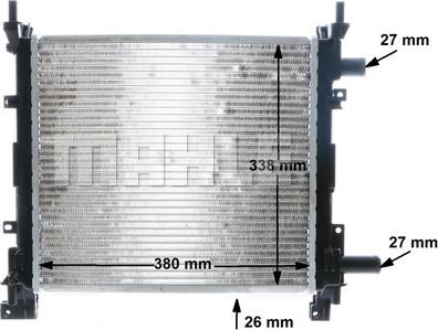 MAHLE CR 382 000S - Radiatore, Raffreddamento motore autozon.pro