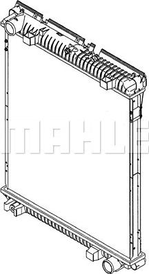 MAHLE CR 379 000P - Radiatore, Raffreddamento motore autozon.pro