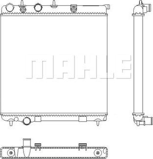 MAHLE CR 2036 000S - Radiatore, Raffreddamento motore autozon.pro