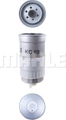 MAHLE KC 69 - Filtro carburante autozon.pro